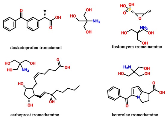 representative drug using tromatamol as intermediate