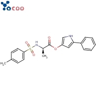 3-(N-tosyl-L-alaninylazy)-5-phenylpyrrole